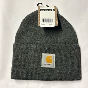 Carhartt Knit Cuffed Beanie Style Hat - Gray